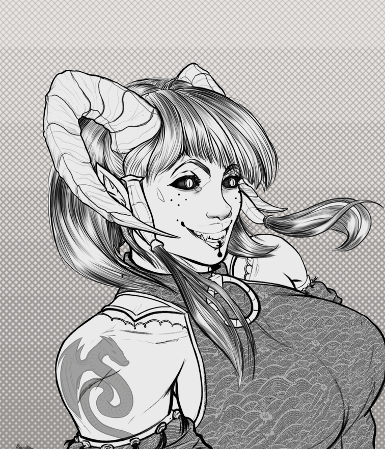 Tiefling Girl