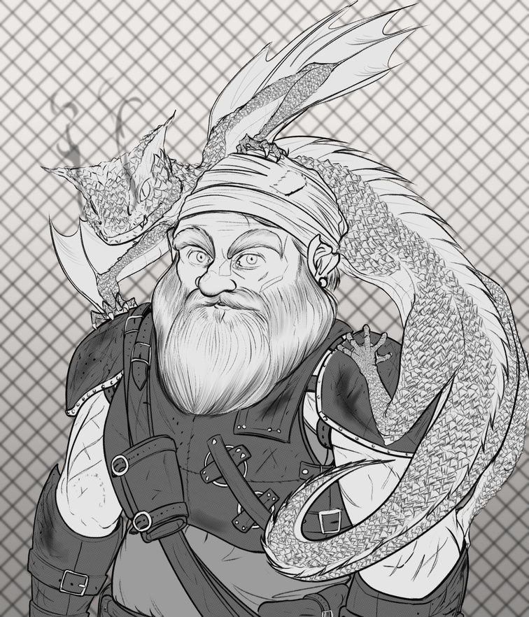 Dwarven Dragon Tamer